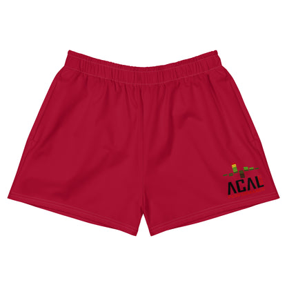 Women’s Recycled Shorts (Red)